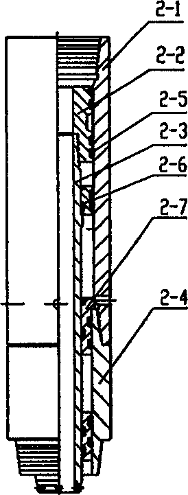 Flexible pressurizing and damping device for drill bit