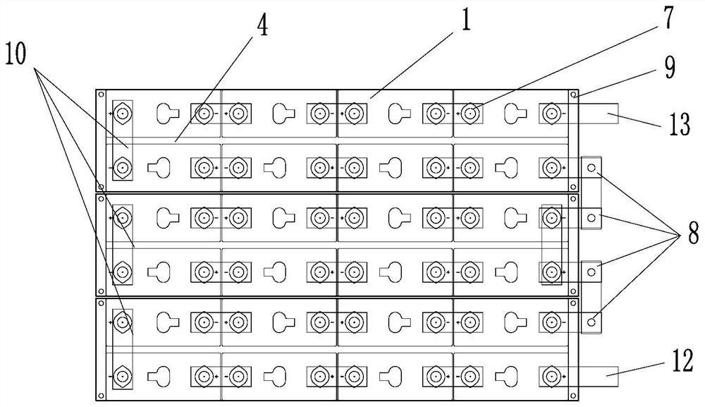 Energy storage liquid-cooled battery pack