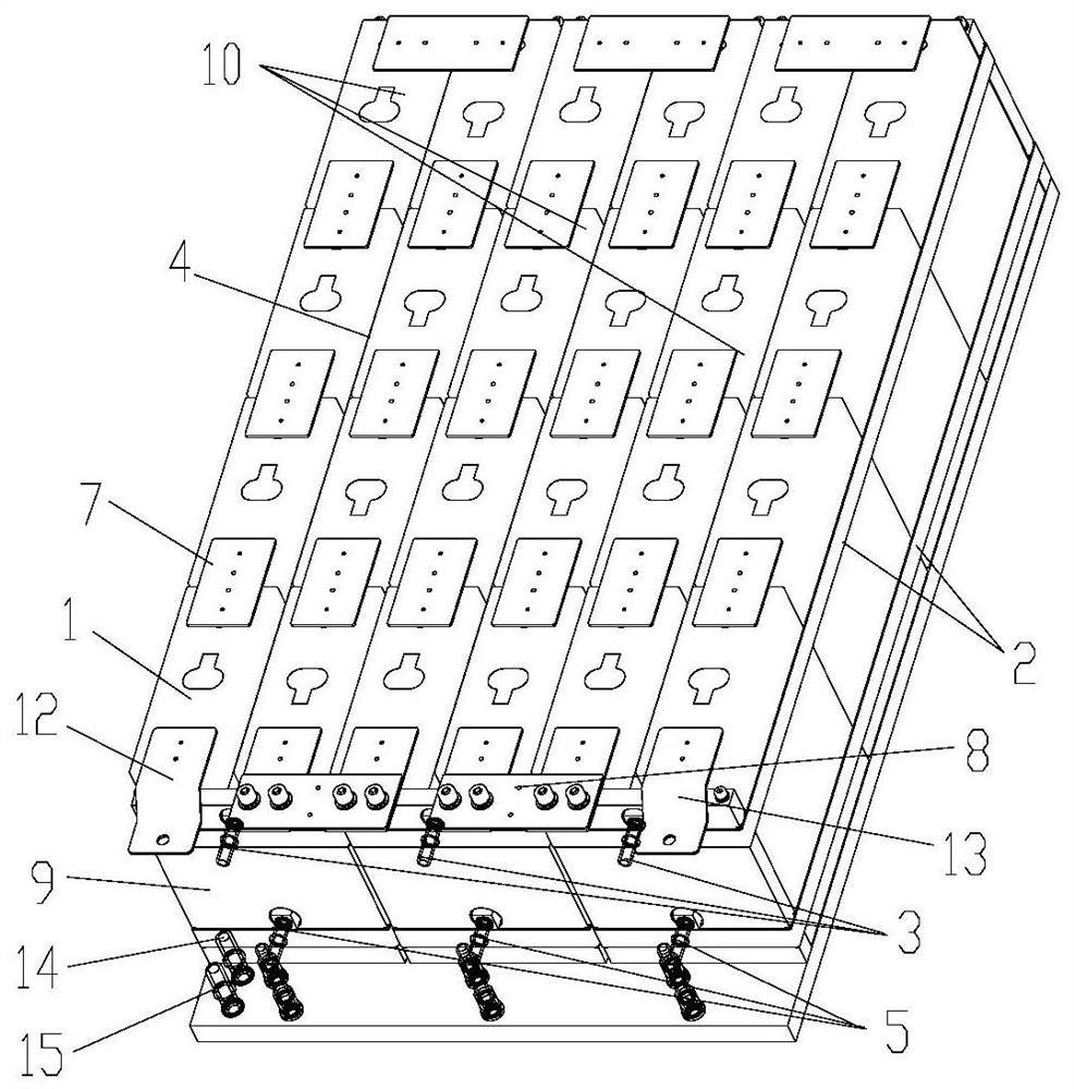 Energy storage liquid-cooled battery pack