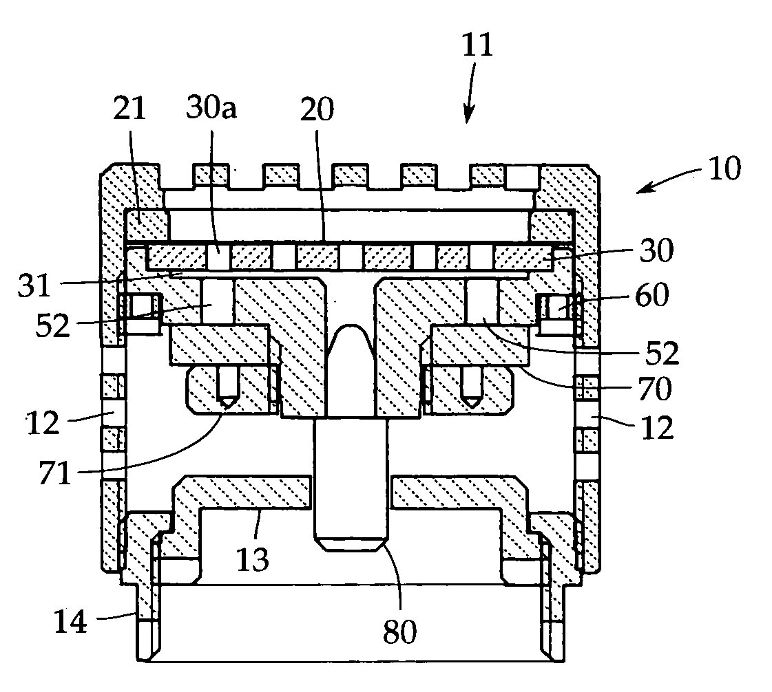 Unidirectional condenser microphone unit