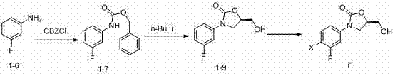 Method for preparing oxazolidinone compound and intermediate thereof