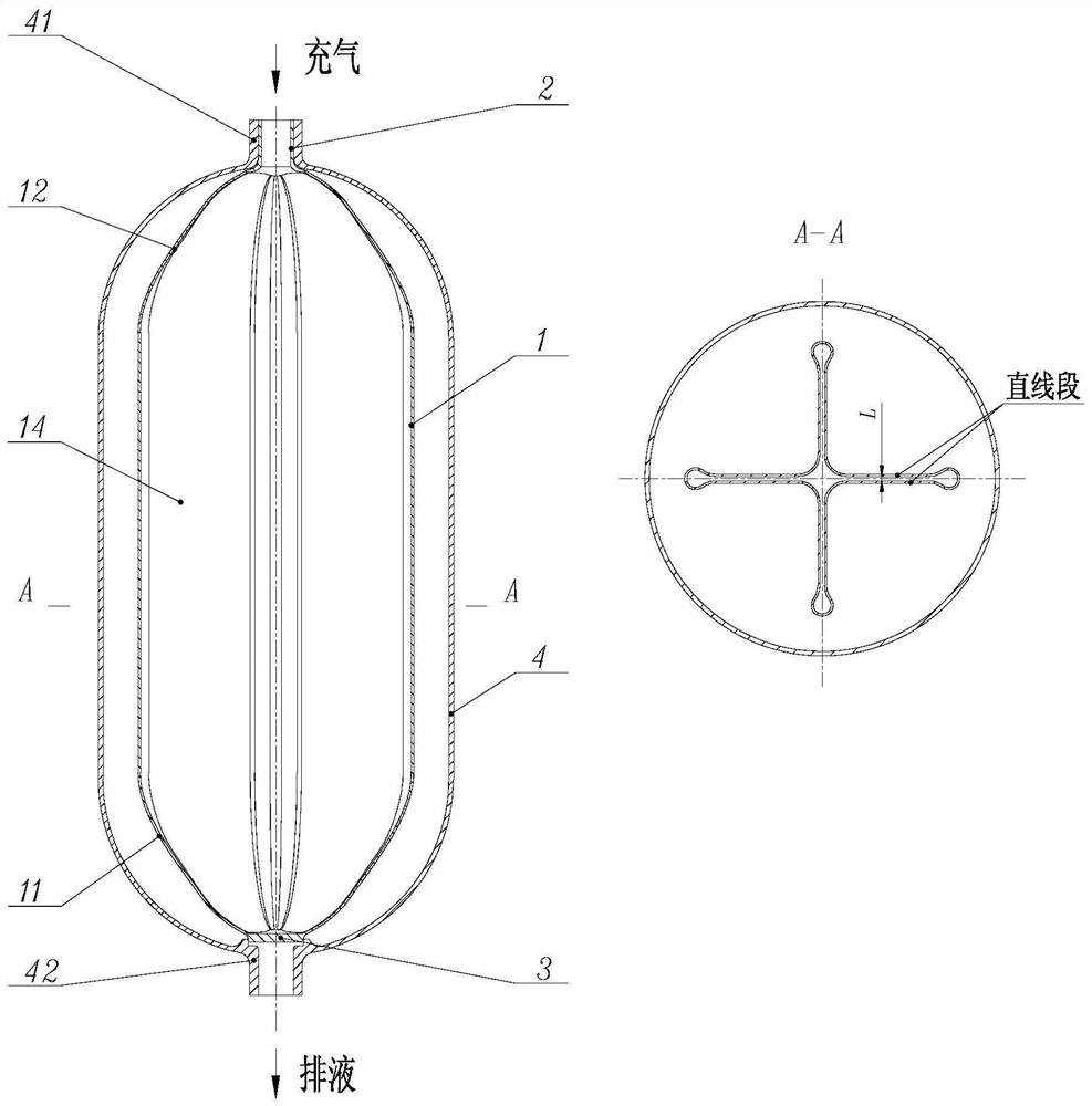 Cylindrical diaphragm