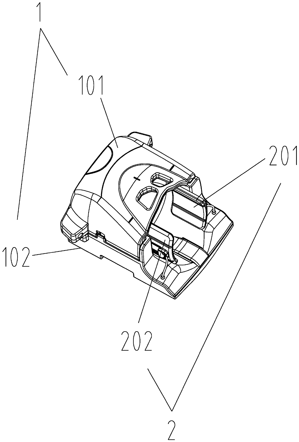 Radio frequency coil device for magnetic resonance head and neck imaging