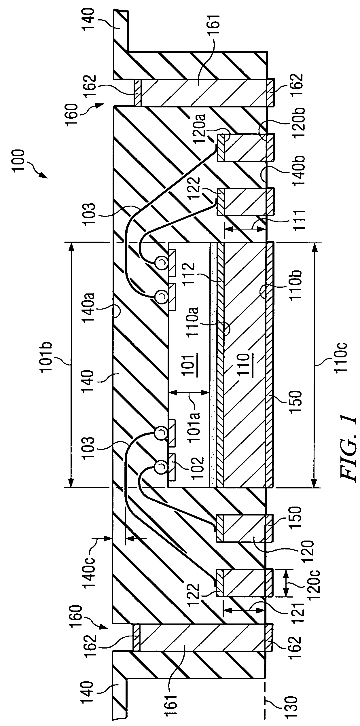 Structure and method of molded QFN device suitable for miniaturization, multiple rows and stacking