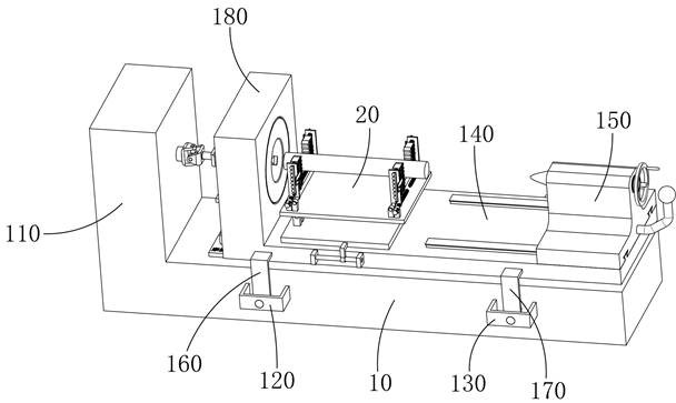 A kind of clamp turning equipment for lathe