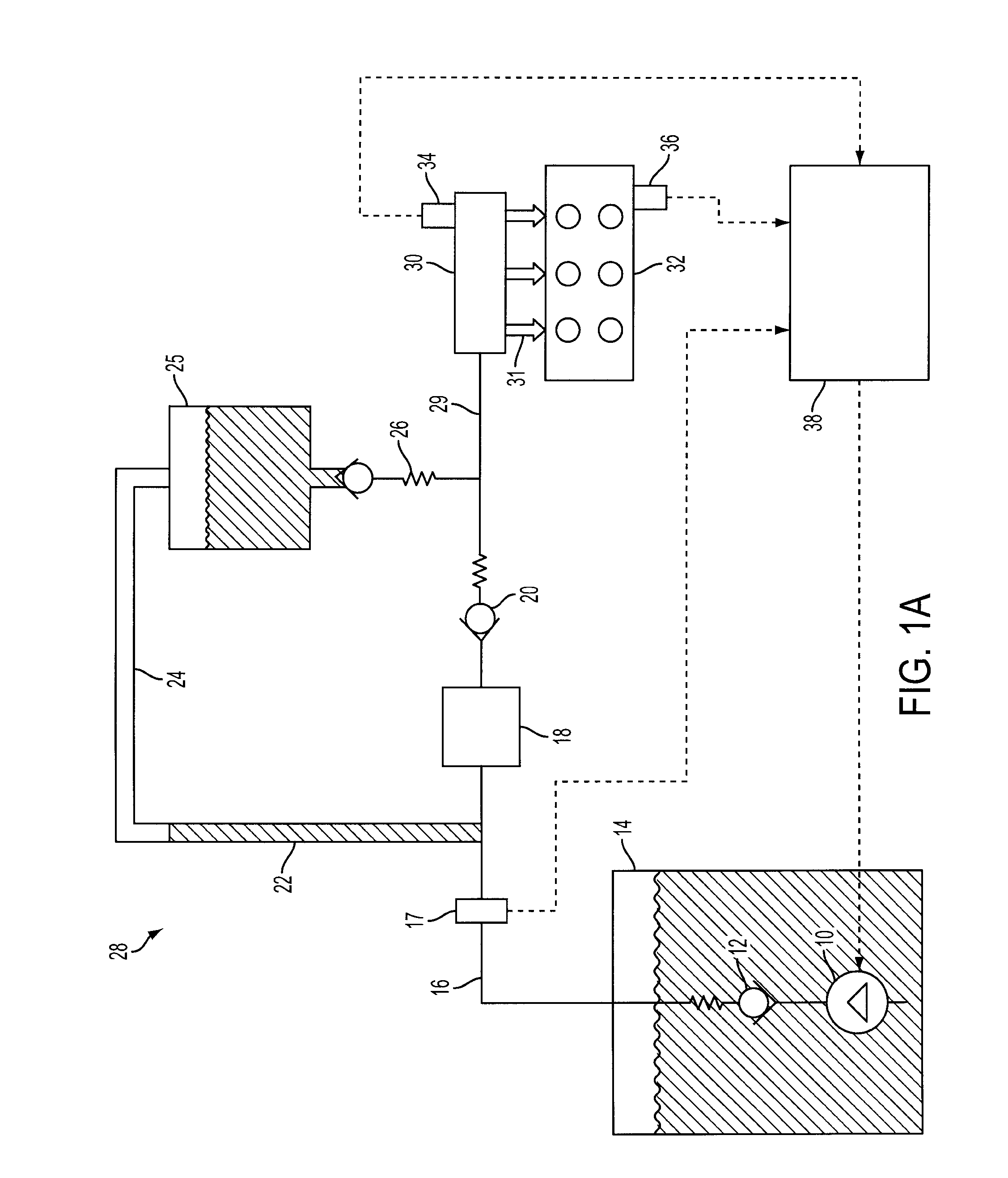 Direct Injection Fuel System with Reservoir