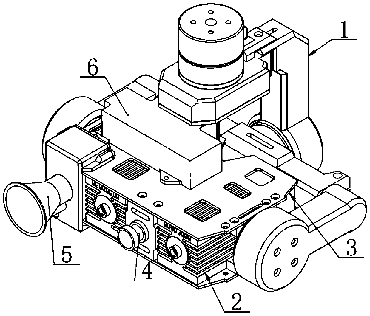 Triaxial self-stabilization controllable foreign matter removing device of multi-rotor unmanned aerial vehicle