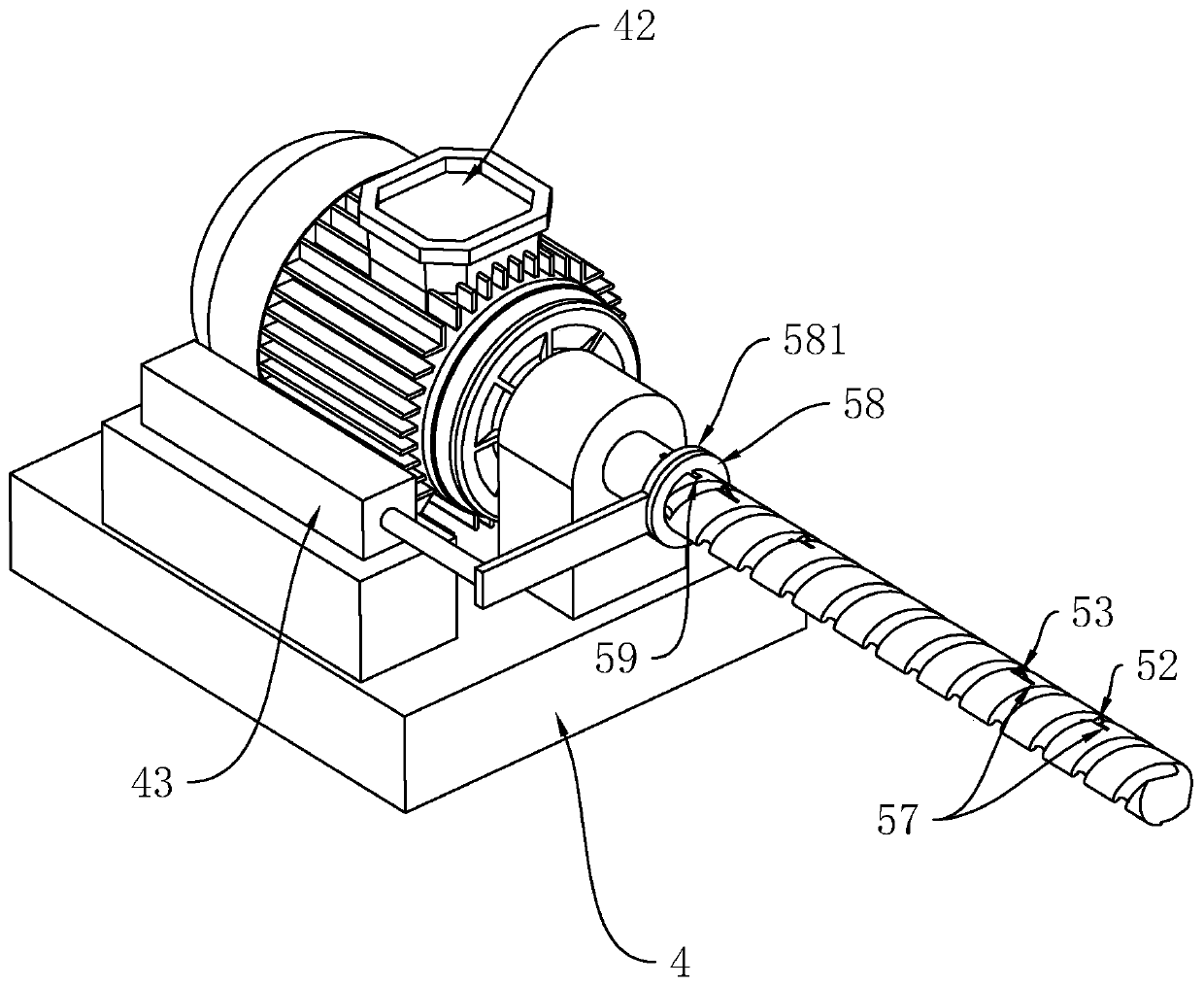 Flange pipe fork forging forming process and flange pipe fork formed by using same