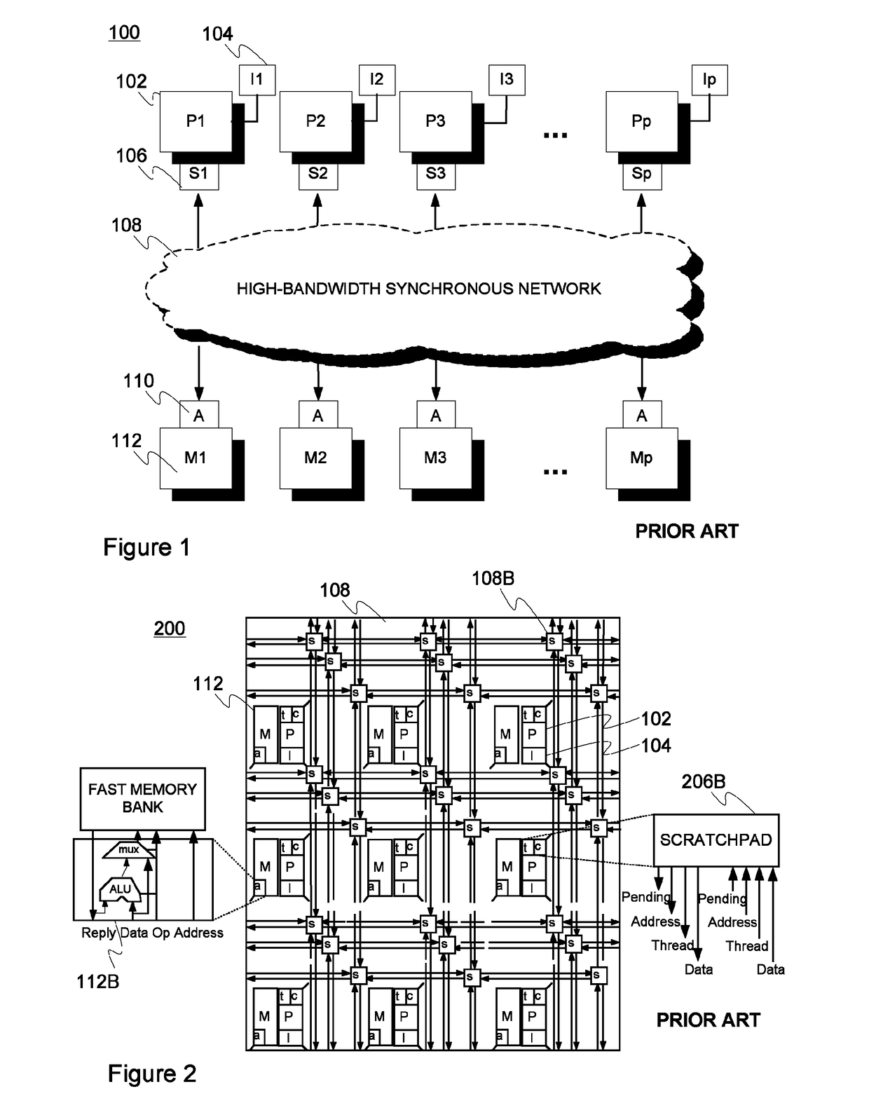 Architecture for long latency operations in emulated shared memory architectures