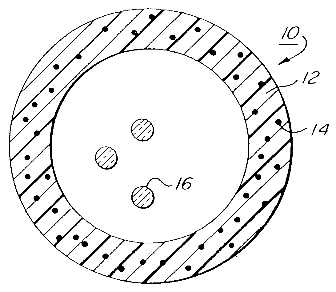 Composite structural components containing thermotropic liquid crystalline polymer reinforcements for optical fiber cables