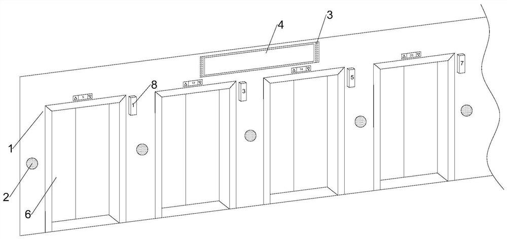 Non-contact intelligent voice calling elevator