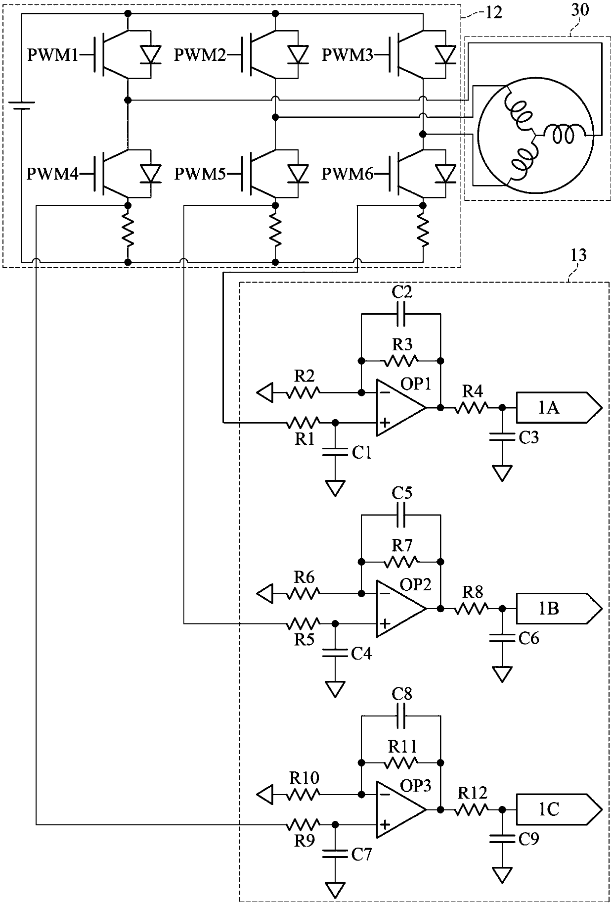 Ceiling fan, method for controlling ceiling fan motor and contorl device of ceiling fan motor