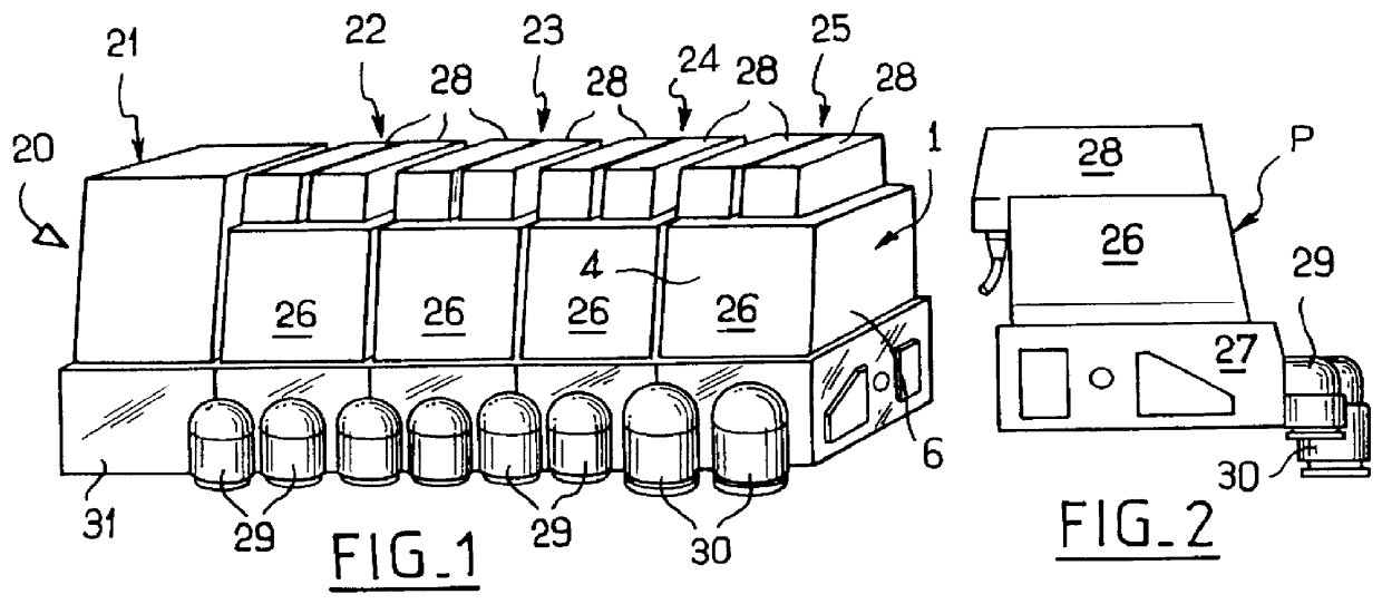 Modular pneumatic distribution assembly