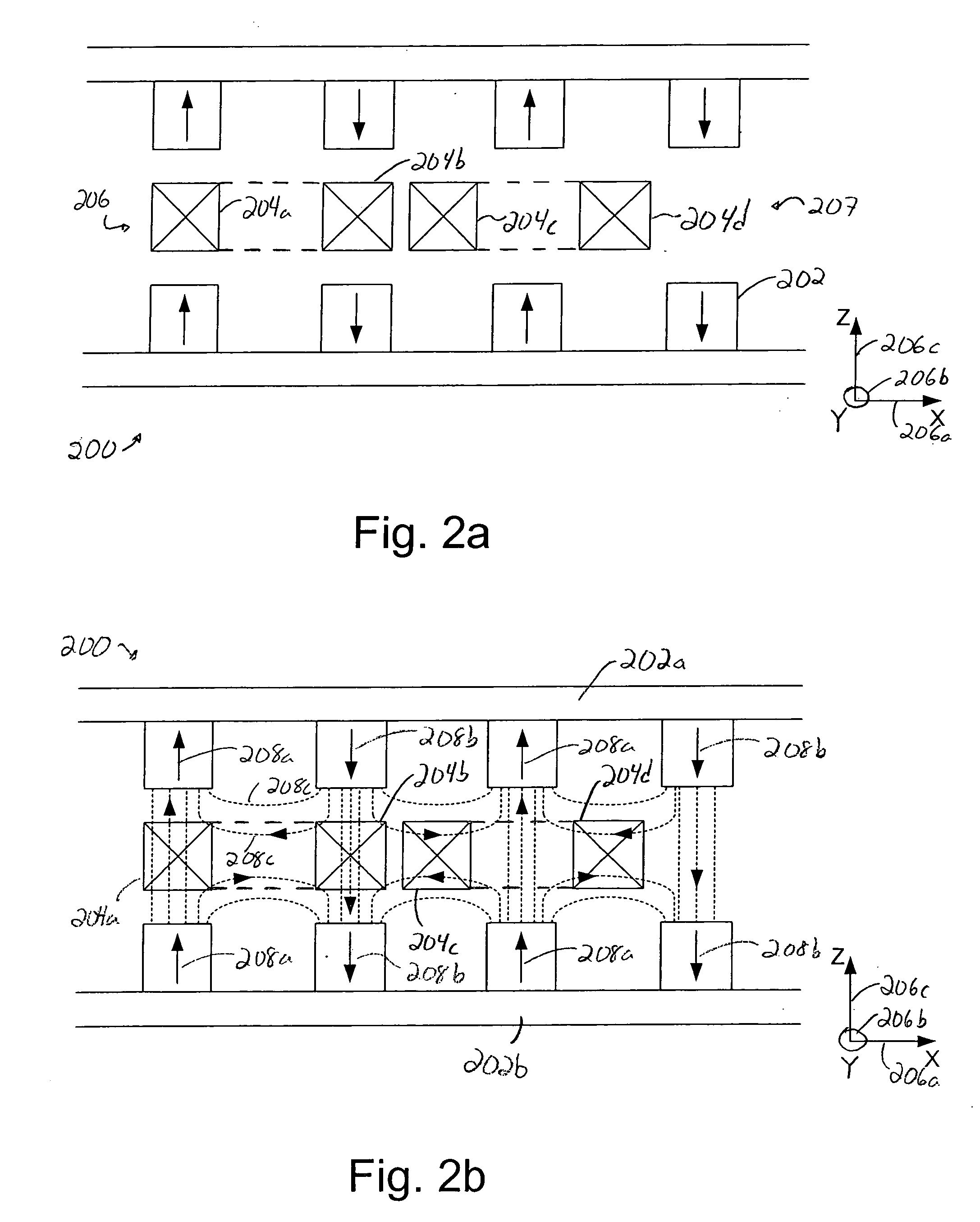 Split coil linear motor for z force