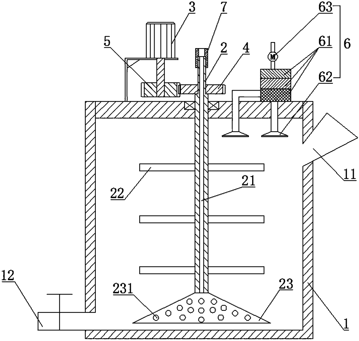 Paint stirring device with multiple stirring functions