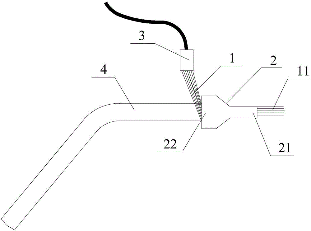 Carbon fiber electric atomizing ionization device and method for realizing electric atomizing ionization by using device