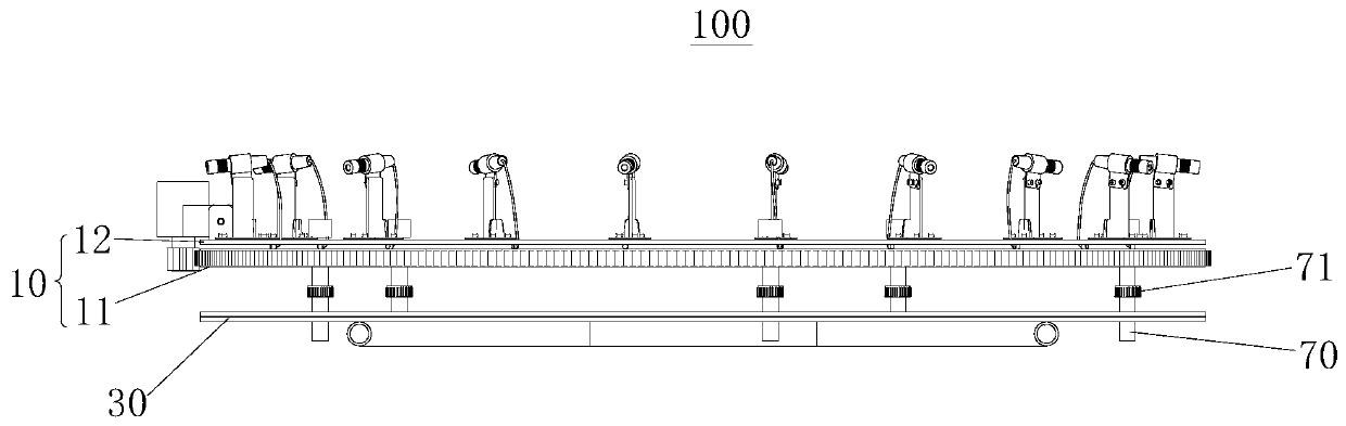 Masonry indexing device and construction method for partition wall of CDQ coke oven inclined air duct