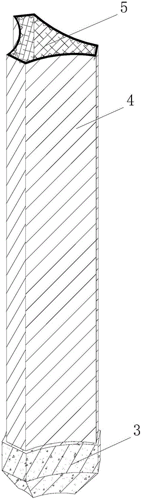 Extrusion formed precast pile stiffness core and cement soil combined Y-shaped pile and construction method thereof