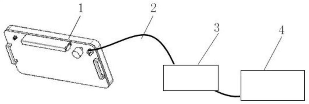 Vacuum leakage inspection device based on differential pressure method