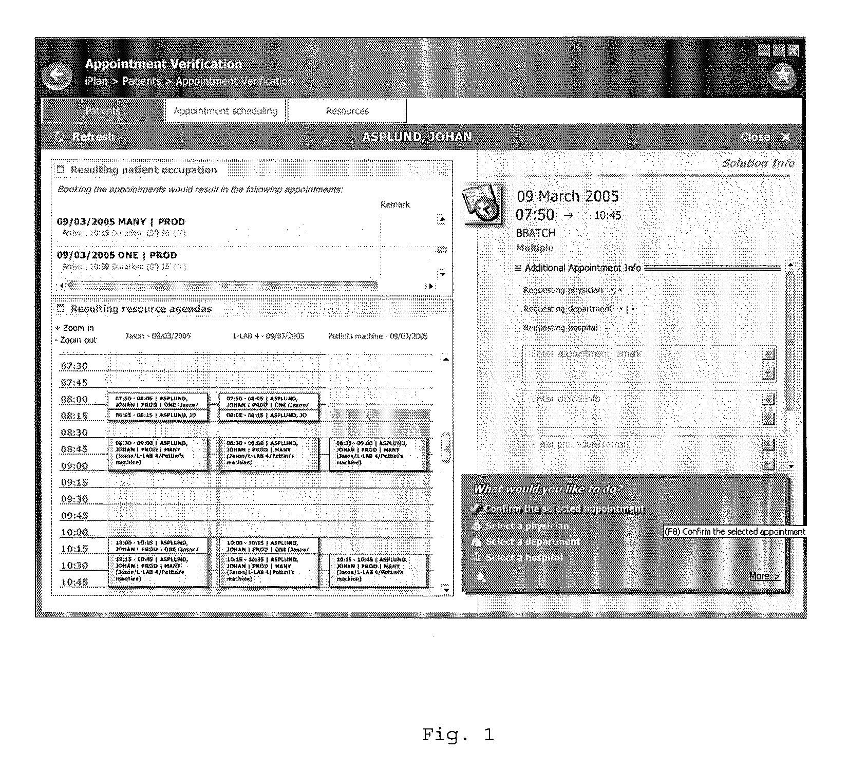 Method for Processing a Linked List of Time Segments