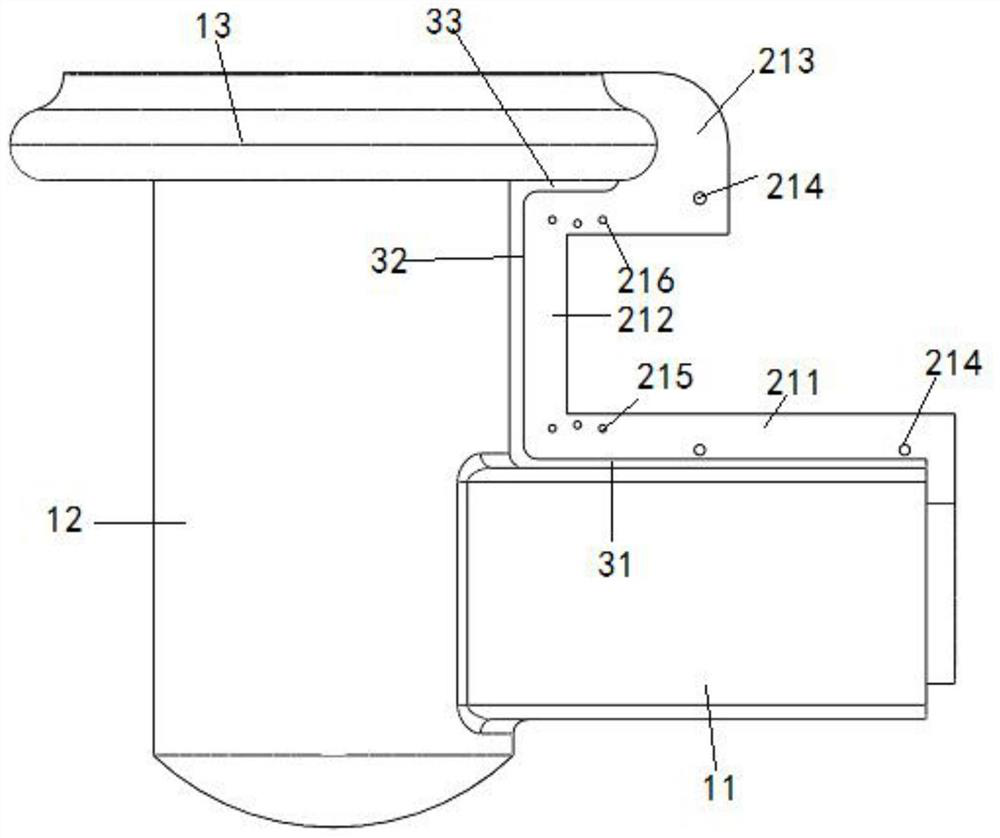 A transformer high-voltage incoming line insulation protective sleeve