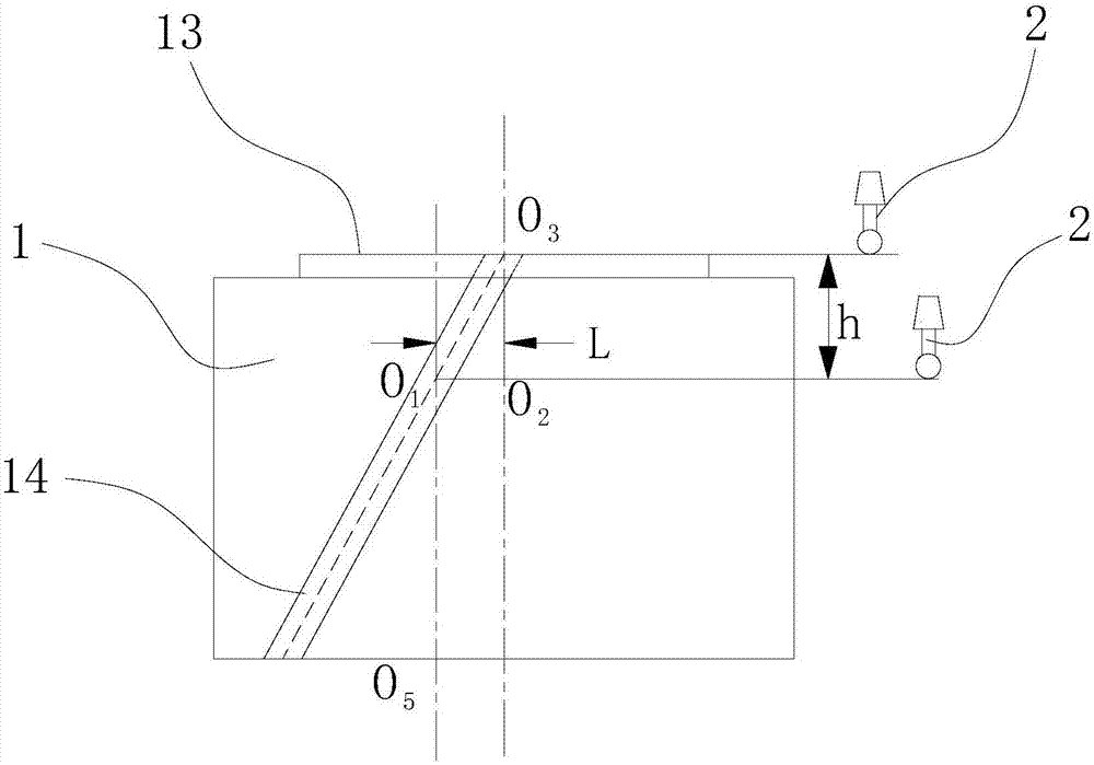 Method for controlling symmetry of machining keyway and center of tooth or tooth space