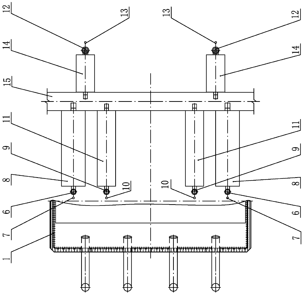 Separating and returning adjusting and controlling system of low-emission type circulating fluidized bed boiler and integrated method