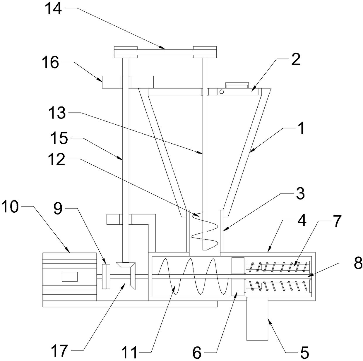 Sand injection device of sand shooting machine for casting