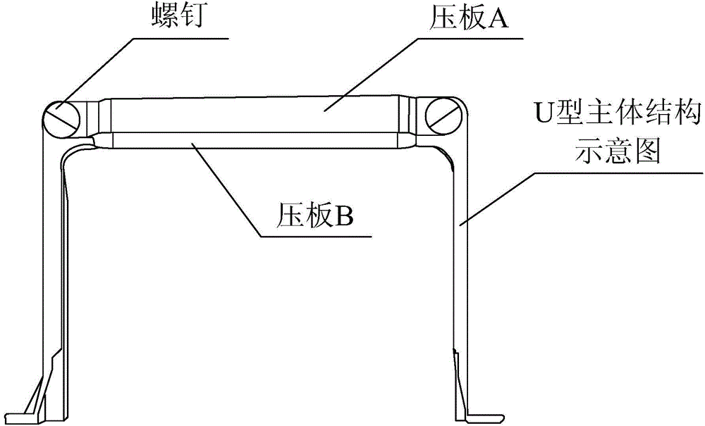 Bracket and spacecraft cable network assembly method