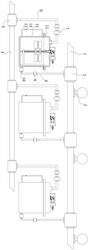 A delivery pipeline supply pressurization system for enameled wire production