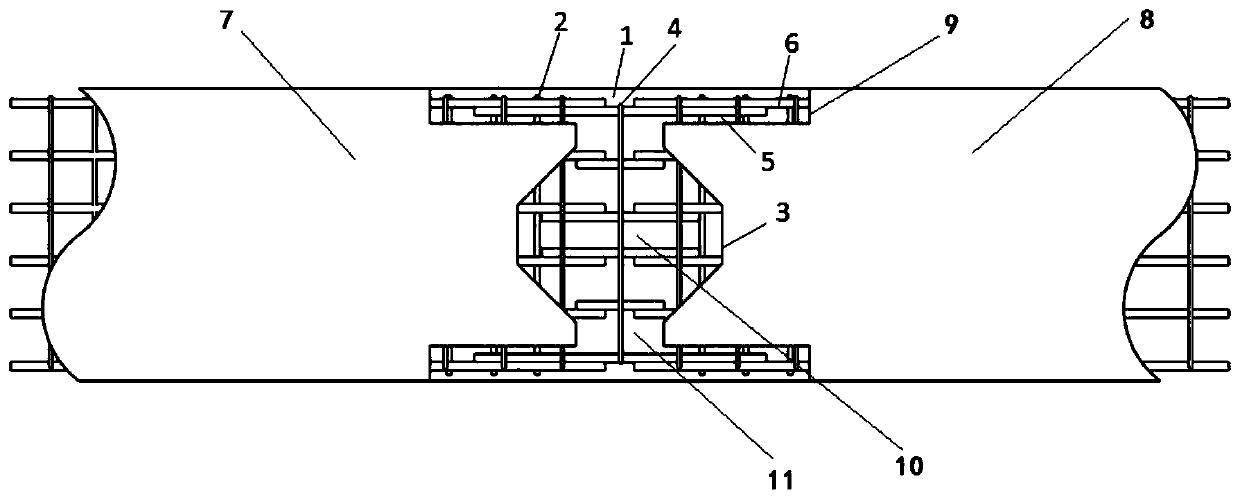 Cast-in-place wet joint structure and bridge