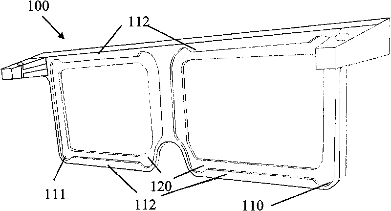 Spectacles, telescopic spectacles and stereoscopic vision spectacle frame components