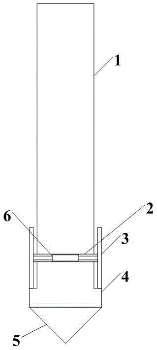 A pile-forming steel pipe for bottom-expanding crushed stone pile and its construction method