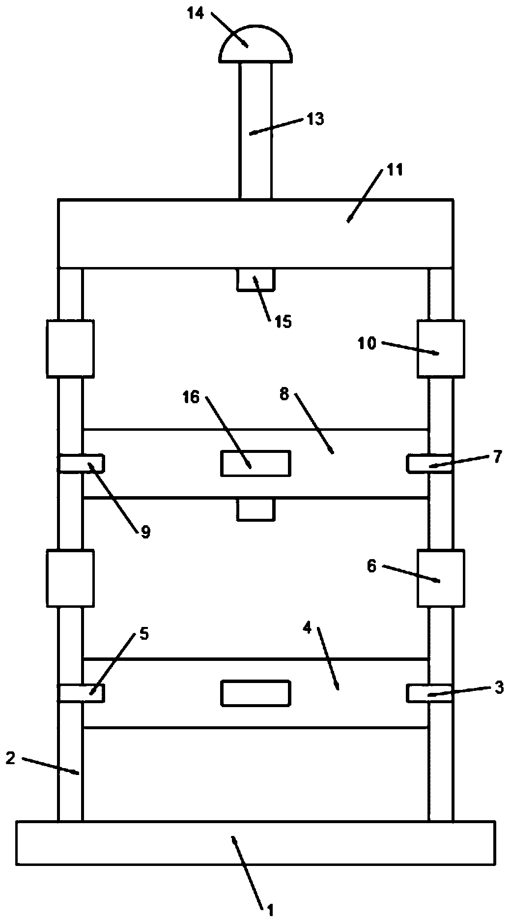 Agricultural vegetable planting device