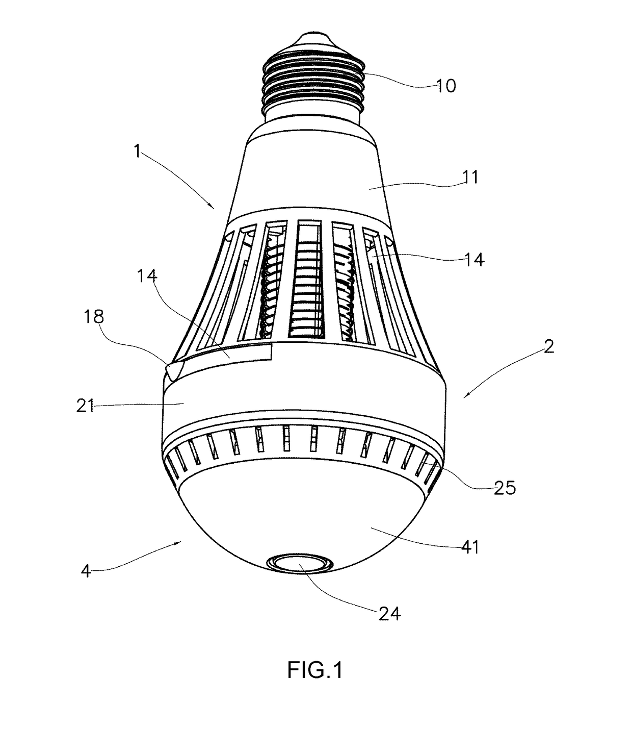 Mosquitocidal lamp with alarm function