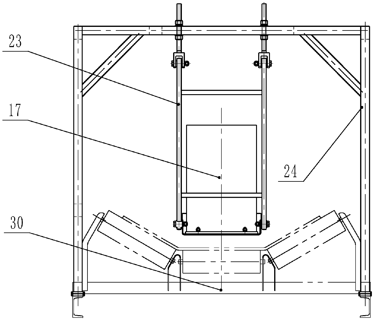 Online detection device for potassium salt component