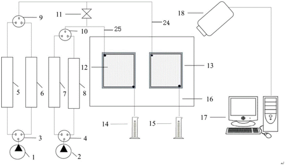 A visual experimental device and working method for realizing polymer driving layer and layer injection