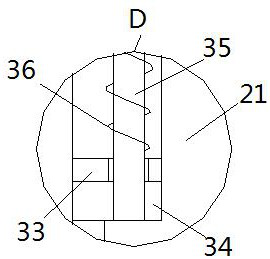 A tile paving device for home decoration