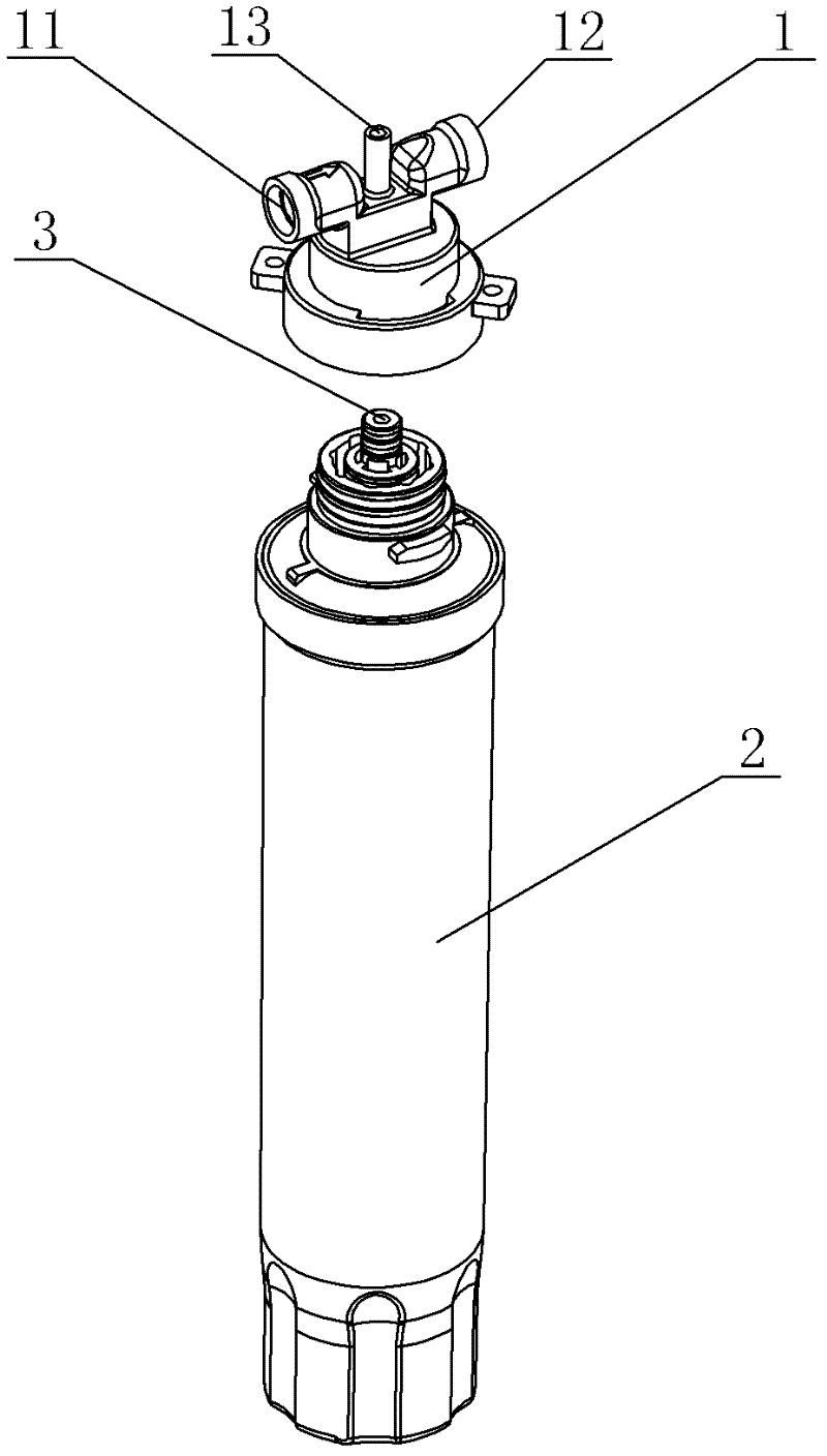 Filter element and joint seat thereof