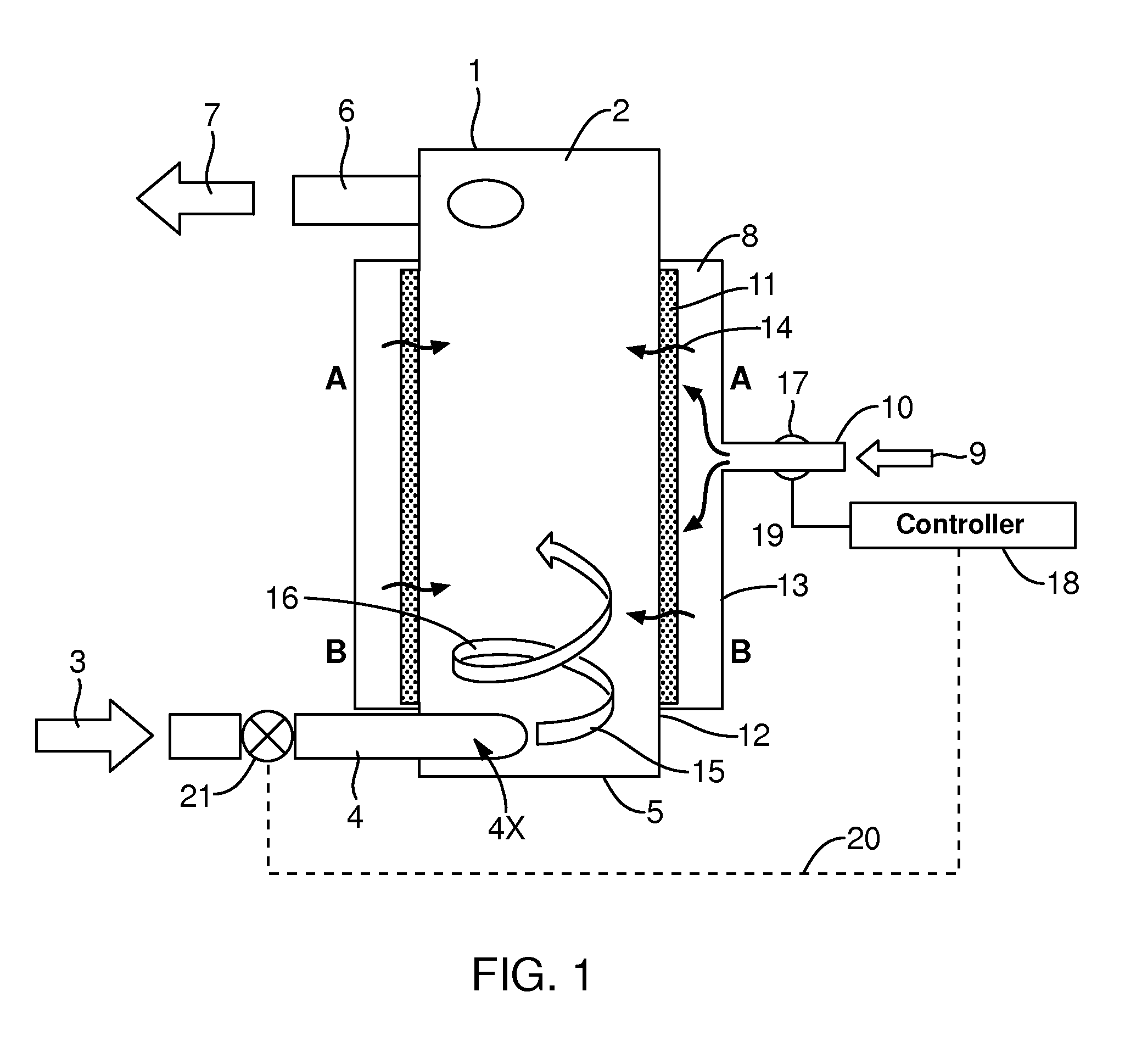 Systems and methods for diffusing gas into a liquid