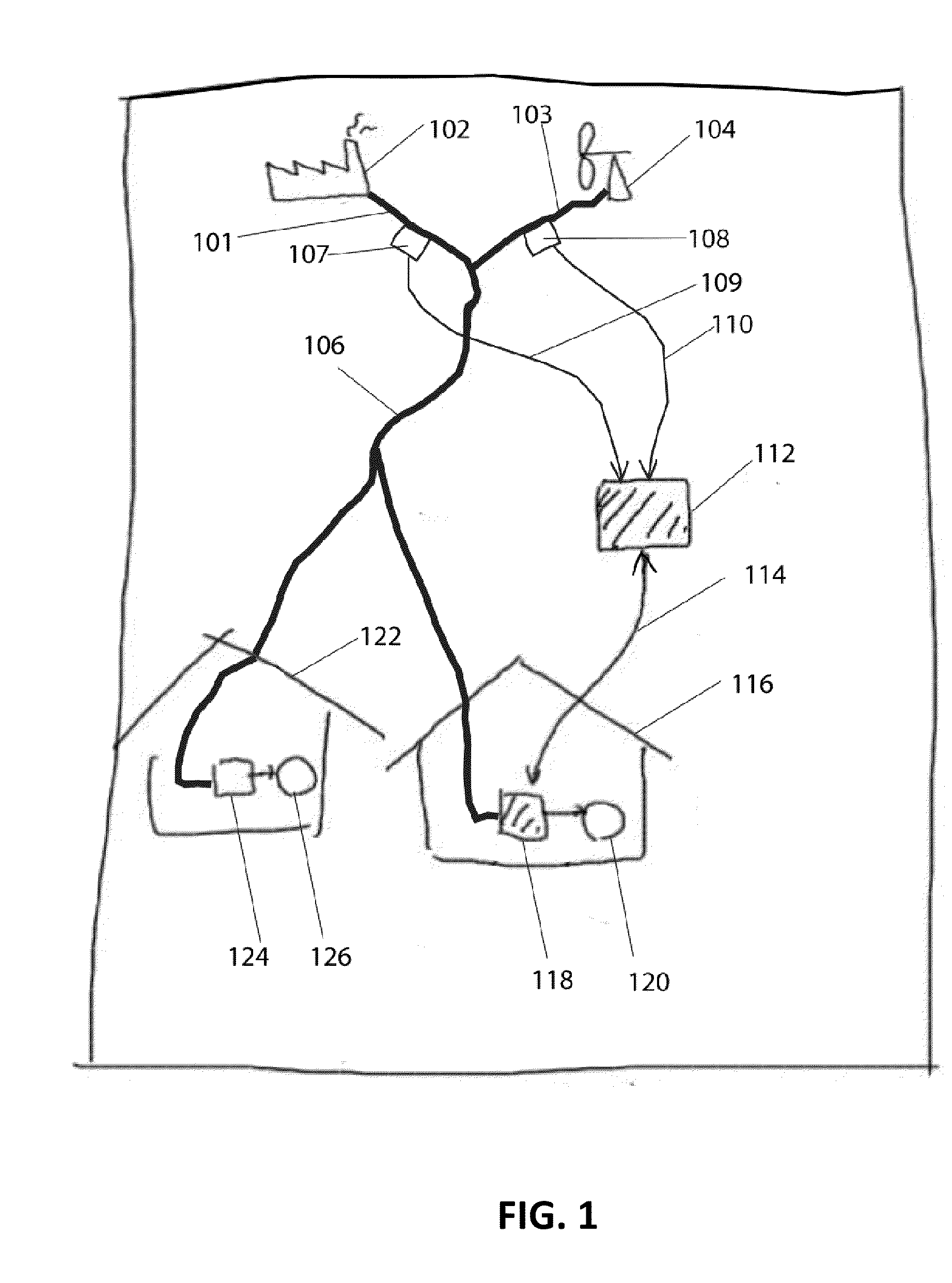 Power load control system for utility power system