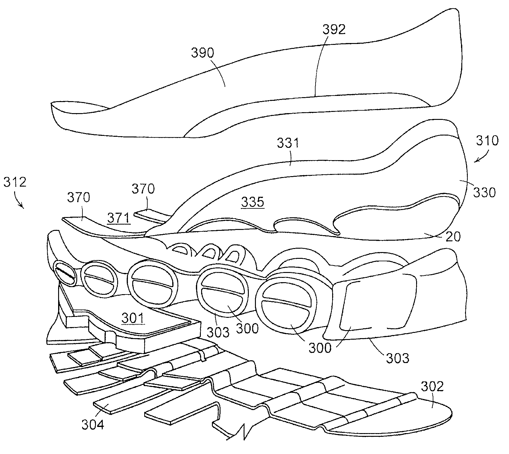 Sole element for a shoe