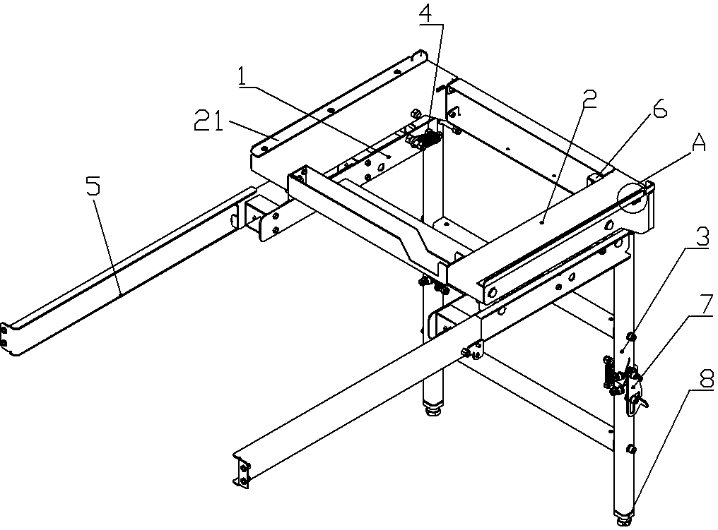 Hidden bracket