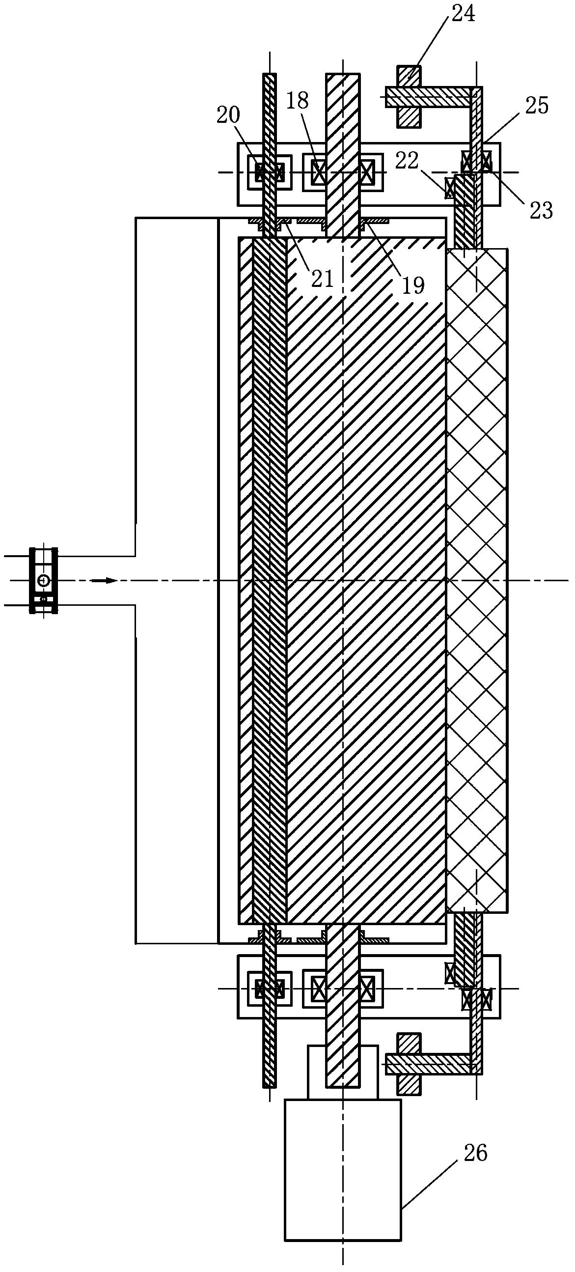 Magnetic rotating drum filter