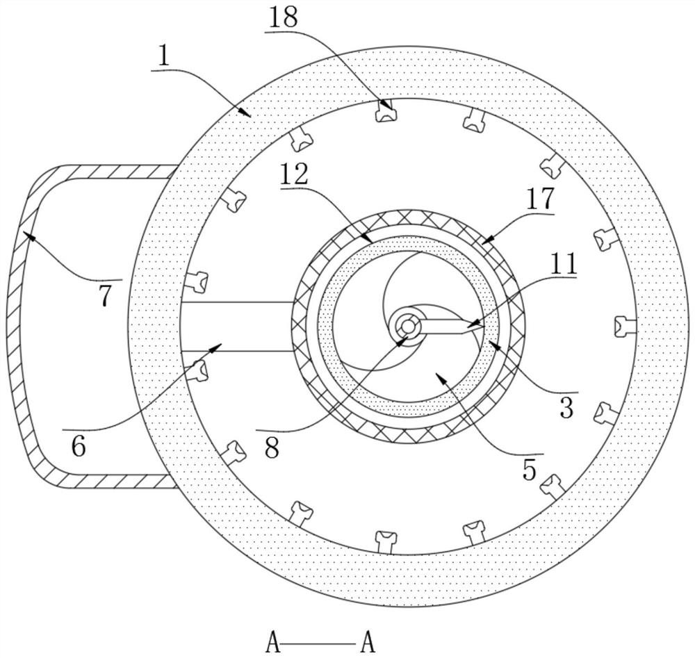 A washing device for soil remediation