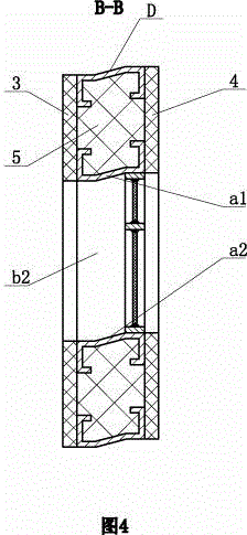 Hanging type wall plate of building