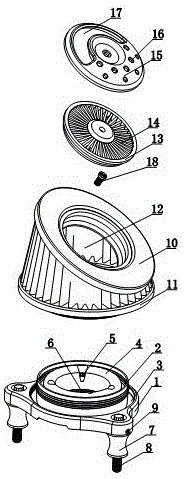 Mosquito repellent incense burner for poultry breeding