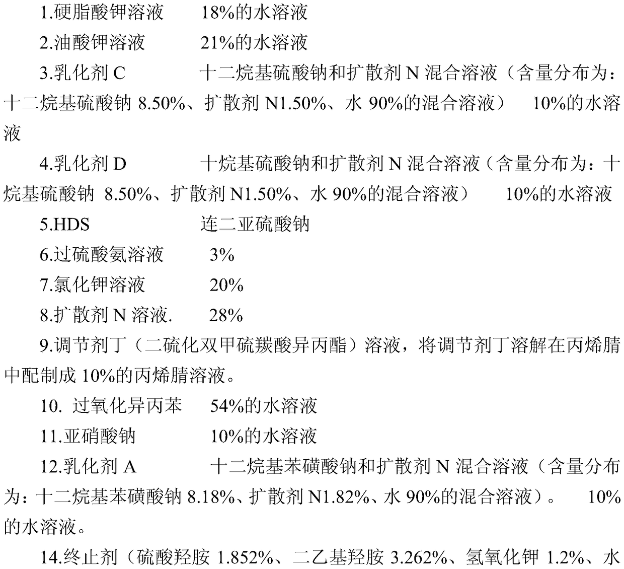 A kind of method that emulsion polymerization prepares carboxylated nitrile butadiene rubber