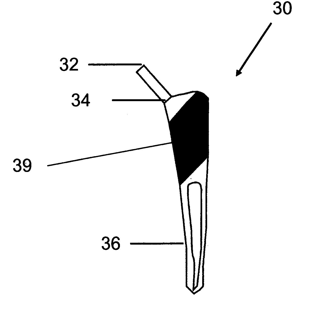 Canine femoral stem system