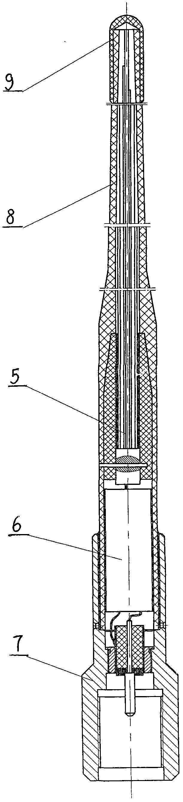 Vehicle-mounted ultrashort wave wide antenna